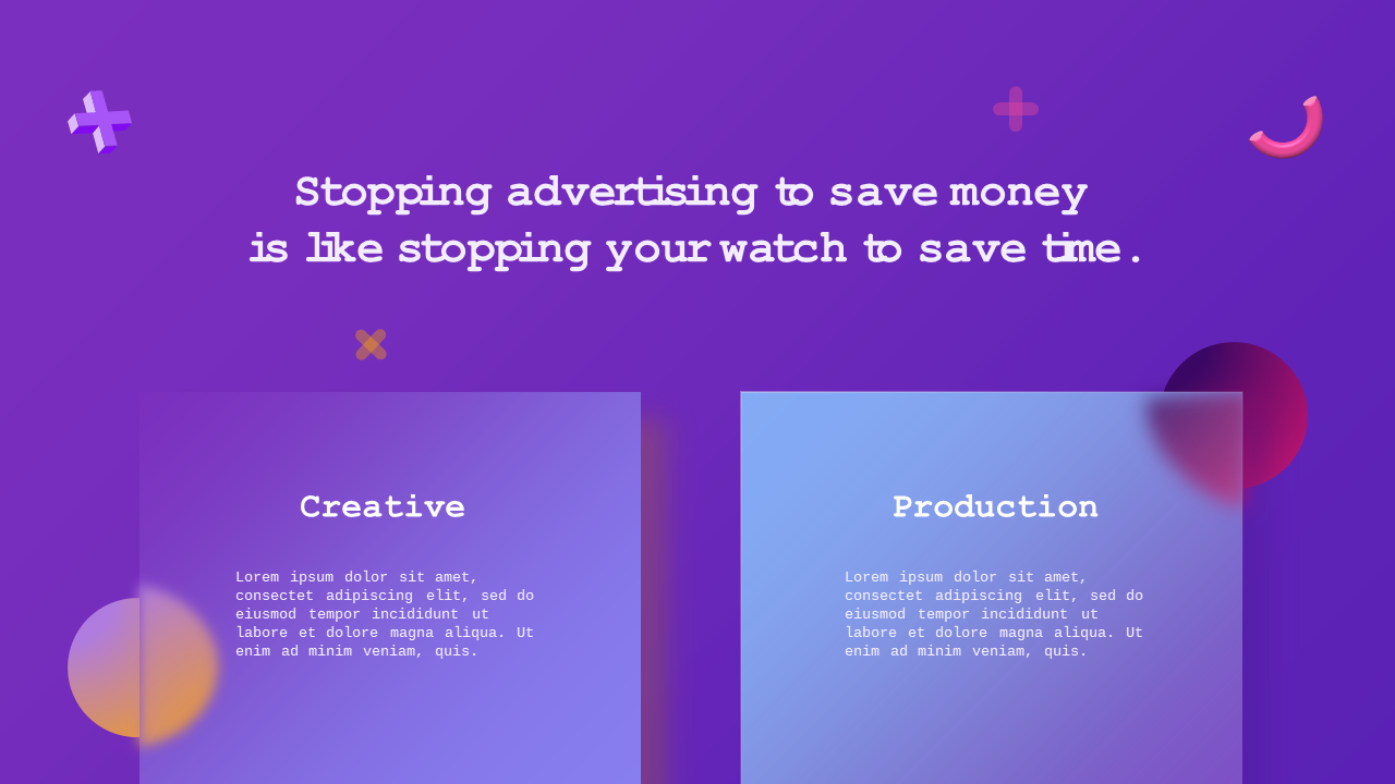 Modern Glassmorphic Web Presentation – Royal Purple