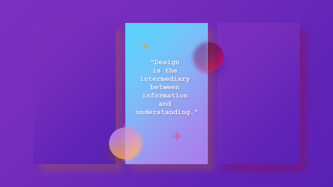 Modern Glassmorphic Web Presentation – Royal Purple