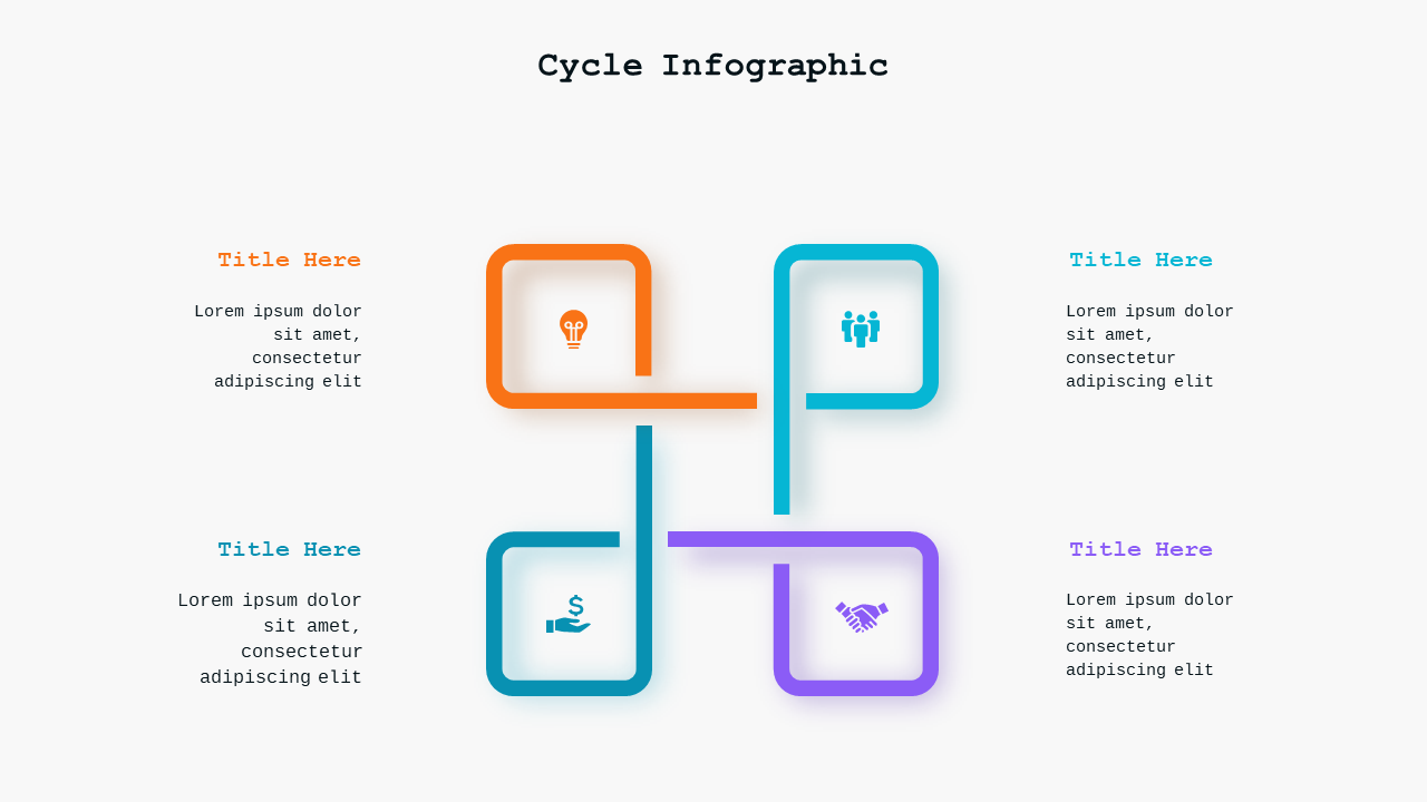 Blue Circular and Heart-Shaped Process Diagrams V3