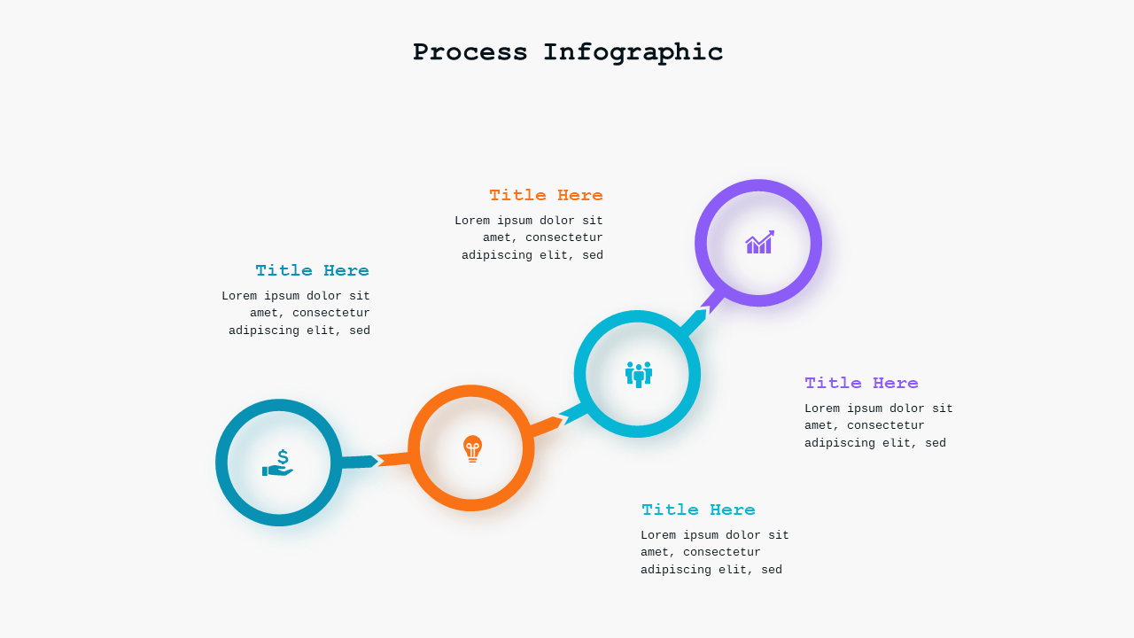 Blue Circular and Heart-Shaped Process Diagrams V4