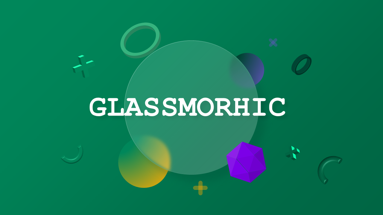 Glassmorphic Creative Presentation Design – Corporate Green