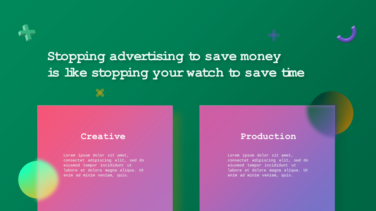 Glassmorphic Creative Presentation Design – Corpo...
