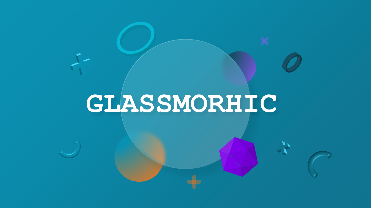 Glassmorphic Creative Presentation Design – Teal ...