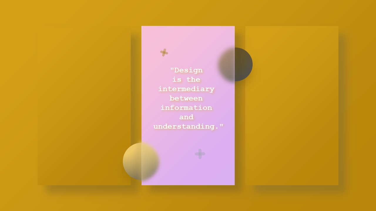 Glassmorphic Geometric Marketing Deck