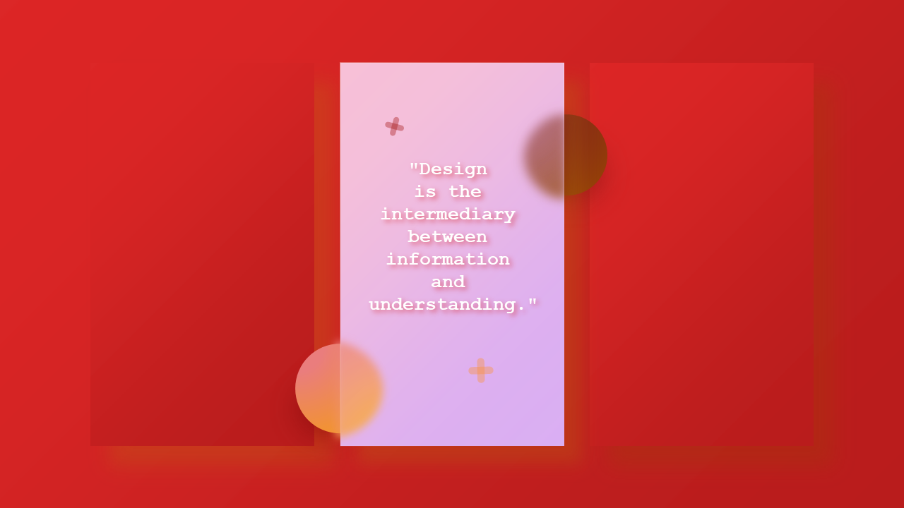 Glassmorphic Geometric Marketing Deck