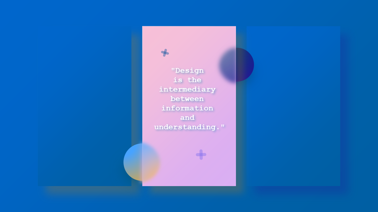 Glassmorphic Geometric Marketing Deck
