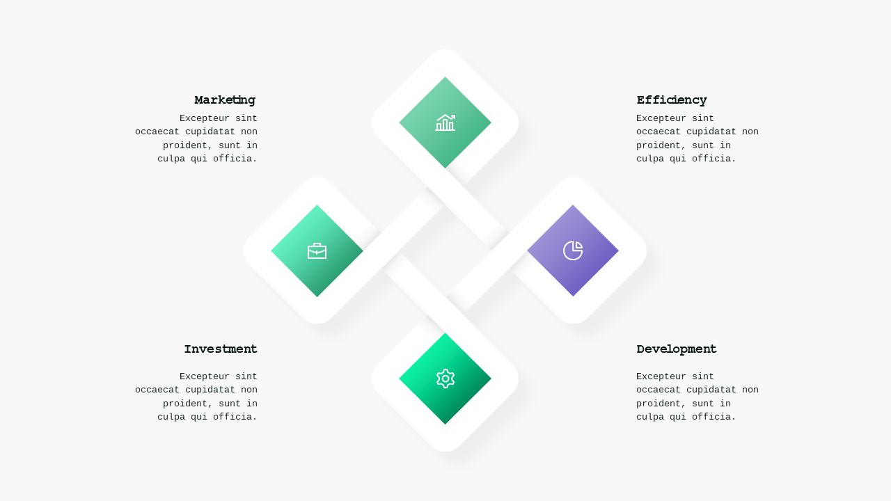 Interconnected Circular Insights Presentation – Corporate Green