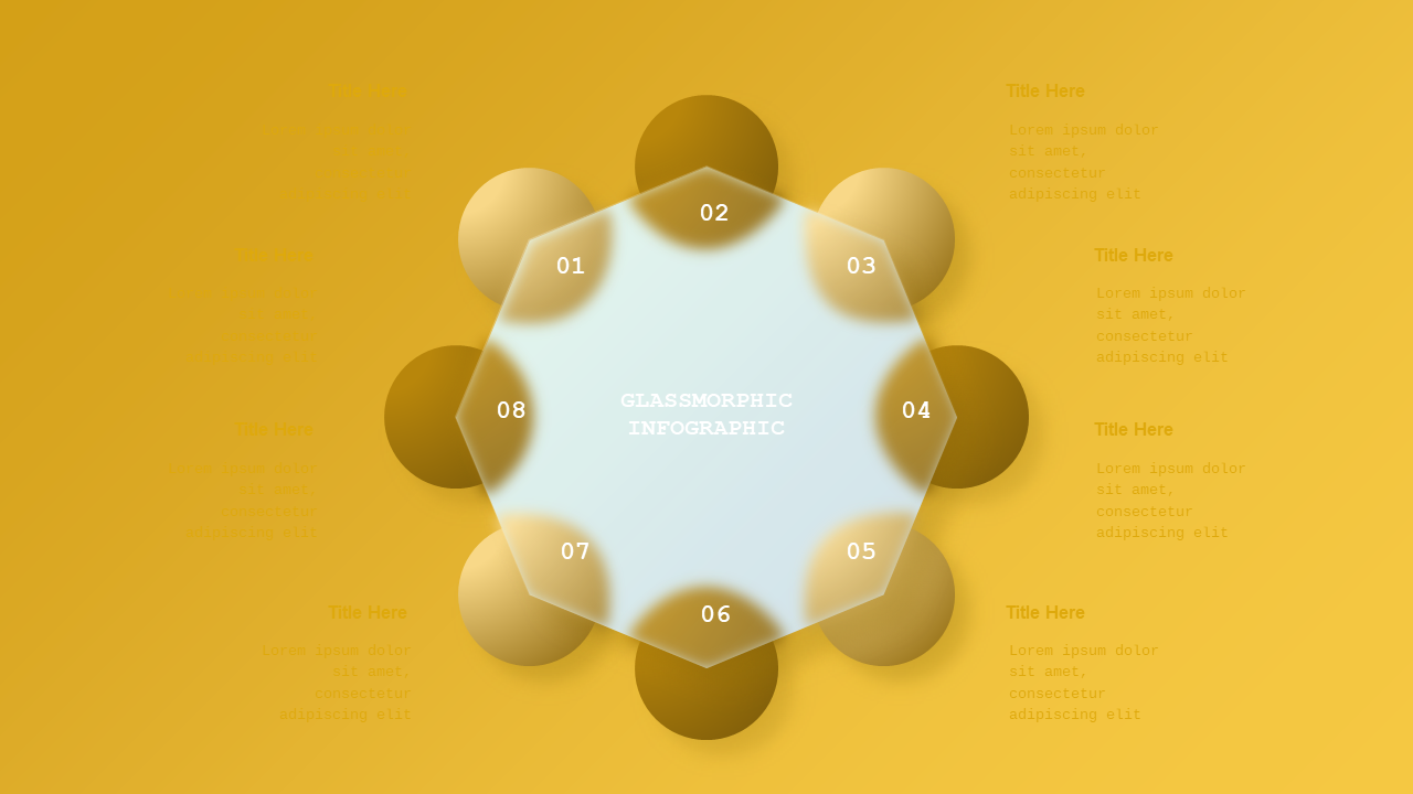 Modern Glassmorphism Themed Presentation