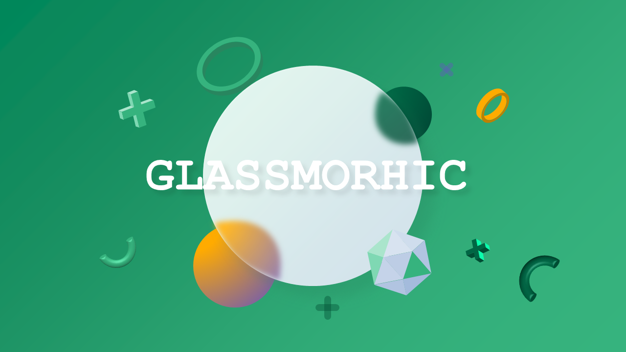 Modern Glassmorphism Themed Presentation