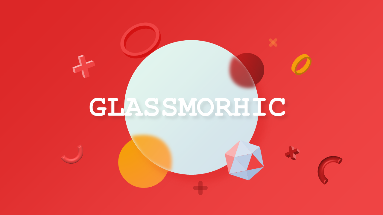 Modern Glassmorphism Themed Presentation