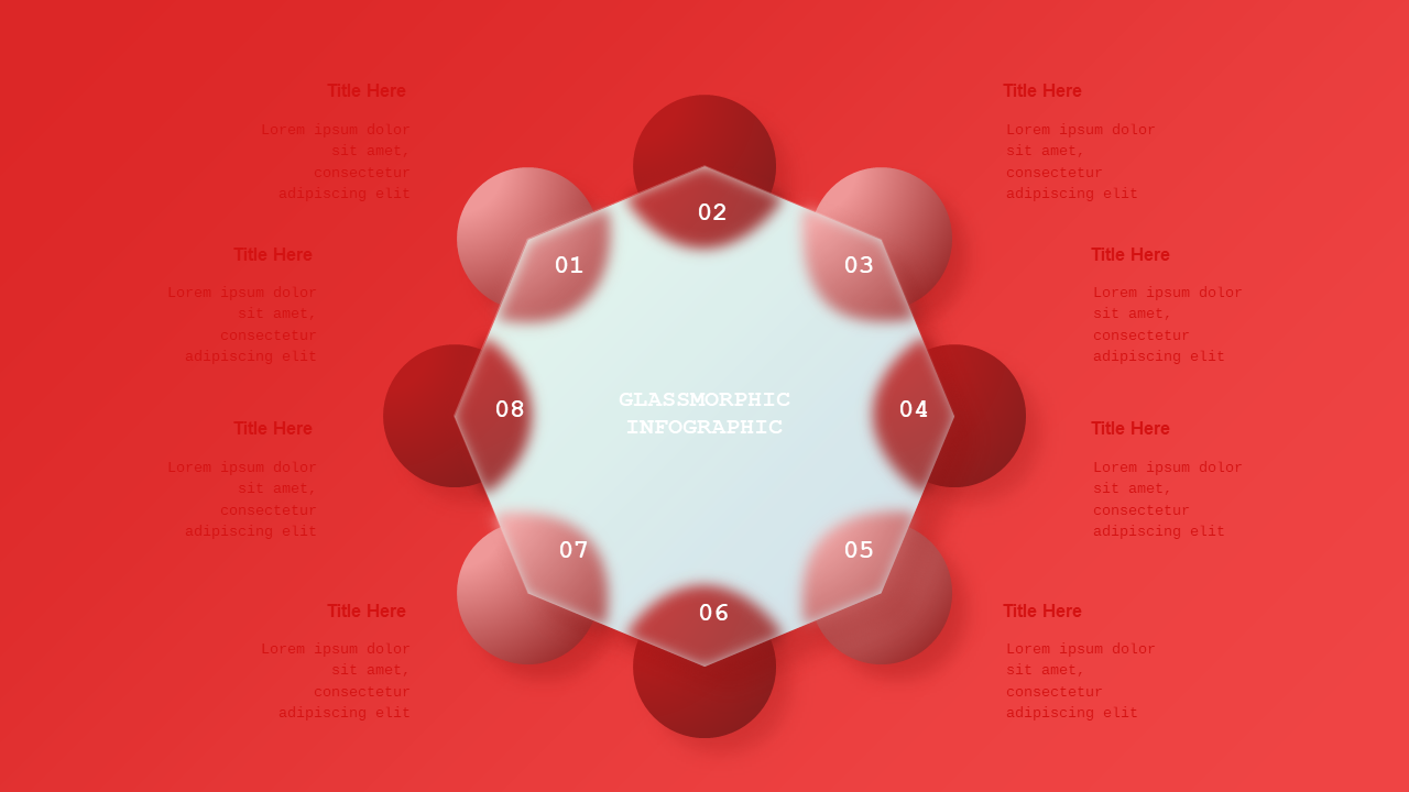 Modern Glassmorphism Themed Presentation