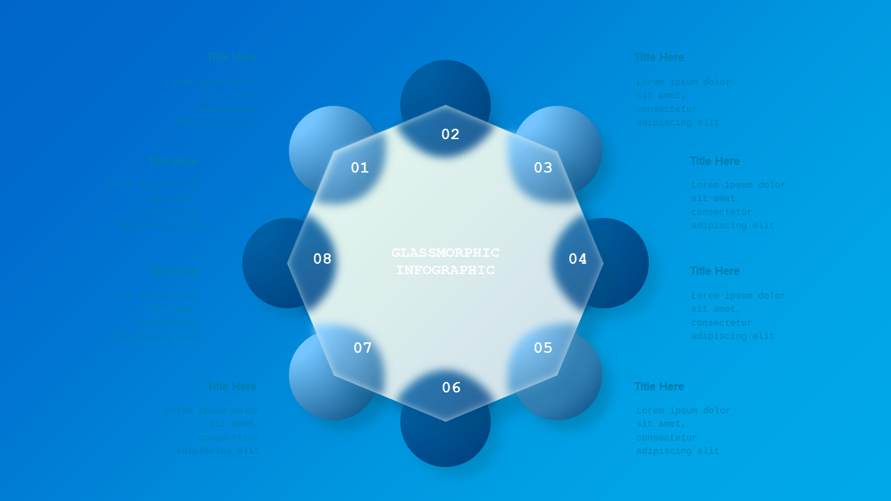 Modern Glassmorphism Themed Presentation