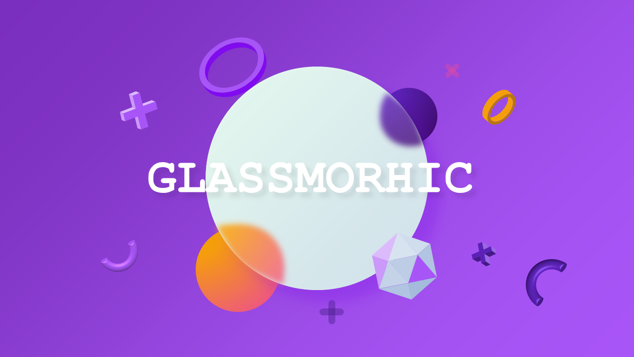 Modern Glassmorphism Themed Presentation