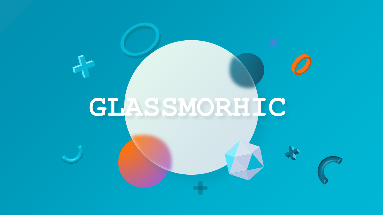 Modern Glassmorphism Themed Presentation