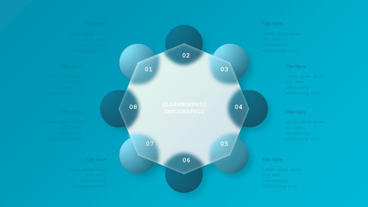 Modern Glassmorphism Themed Presentation