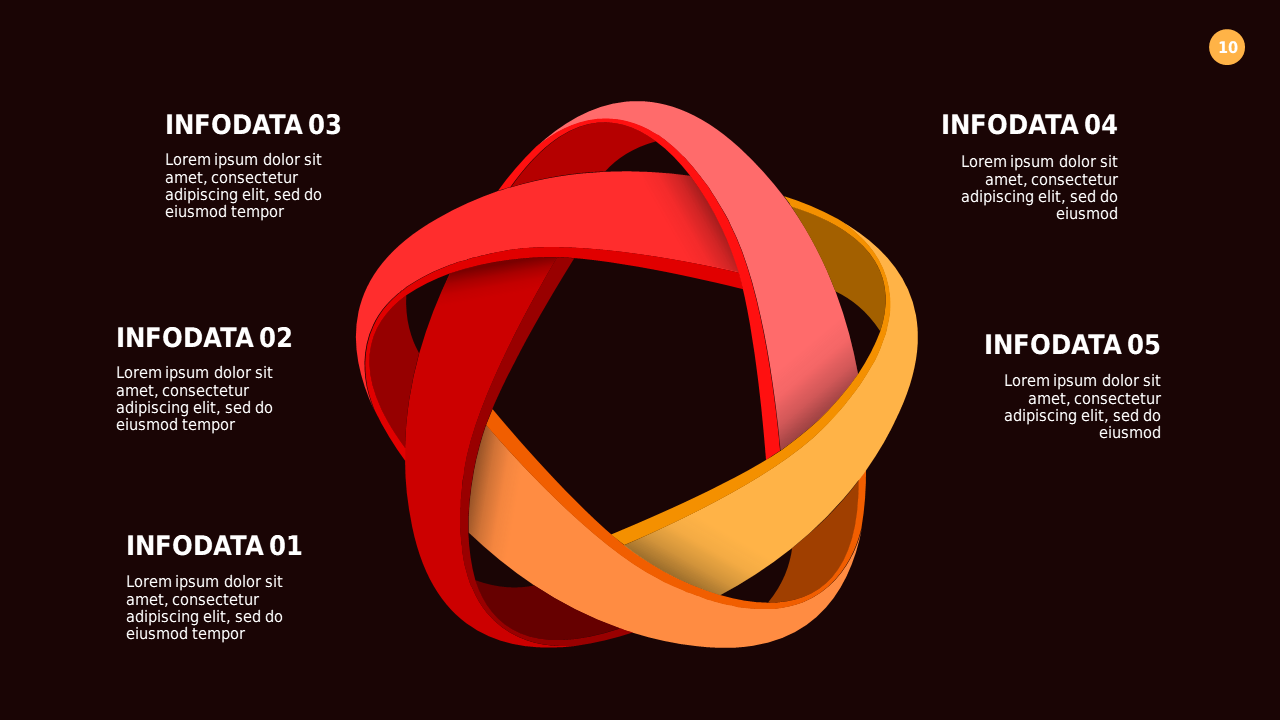 Circular Infographic Process Overview