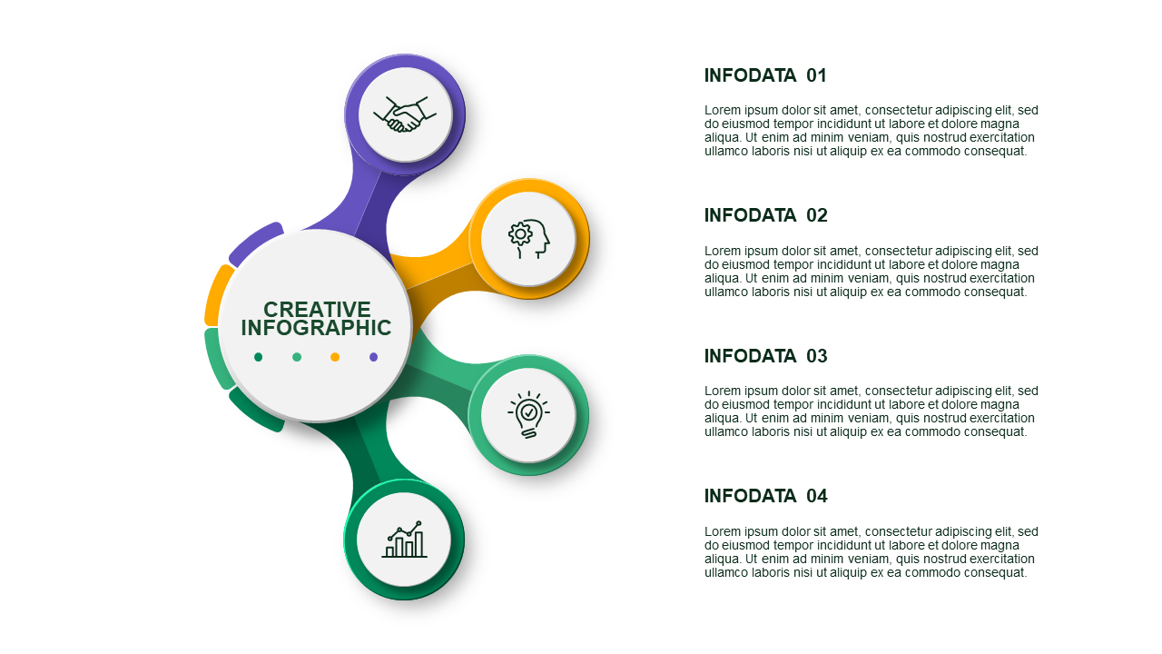Circular Infographic Process Diagram