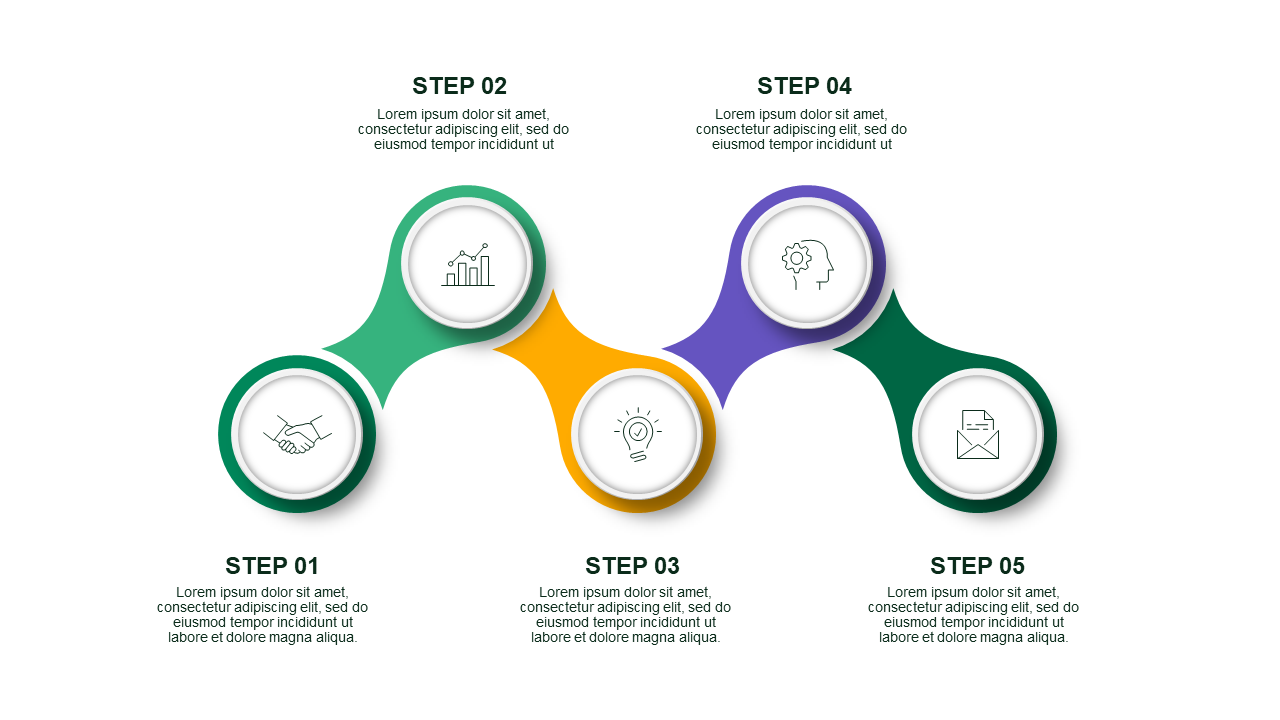 Circular Infographic Process Diagram