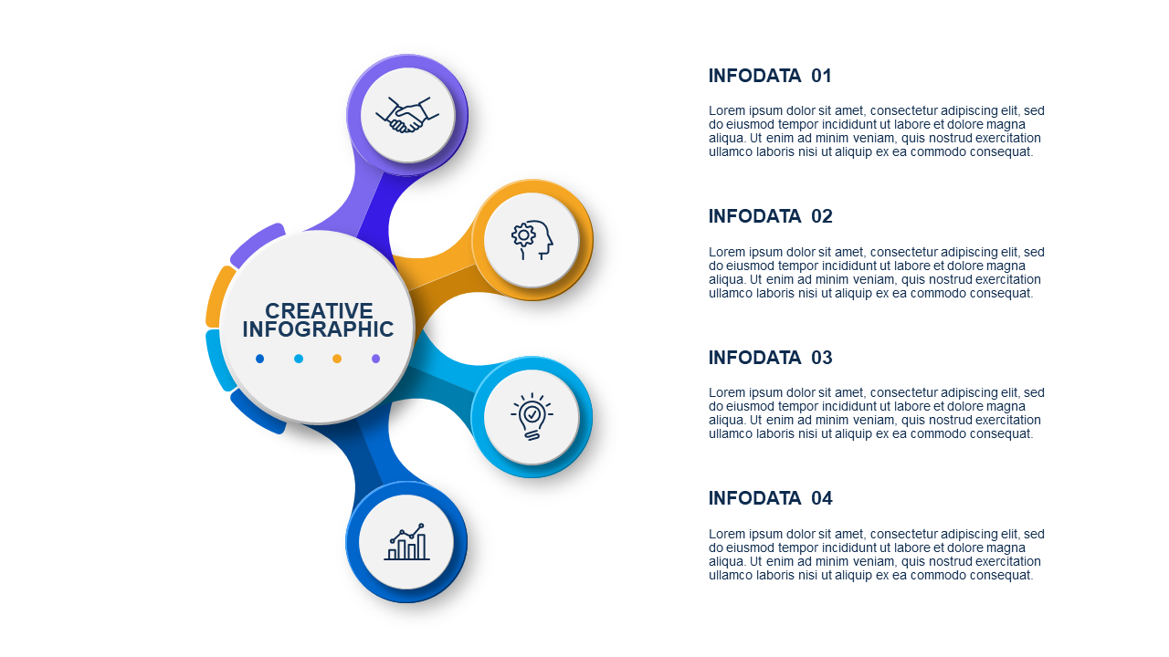 Circular Infographic Process Diagram