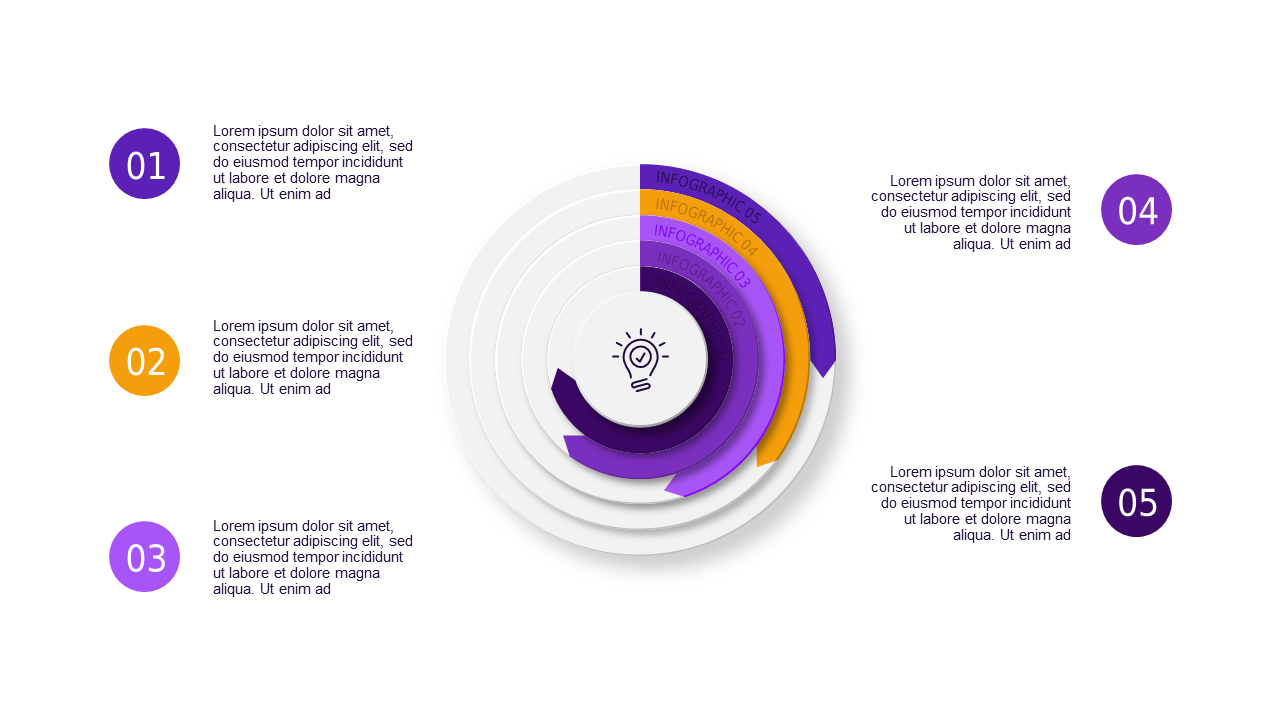 Circular Infographic Process Diagram