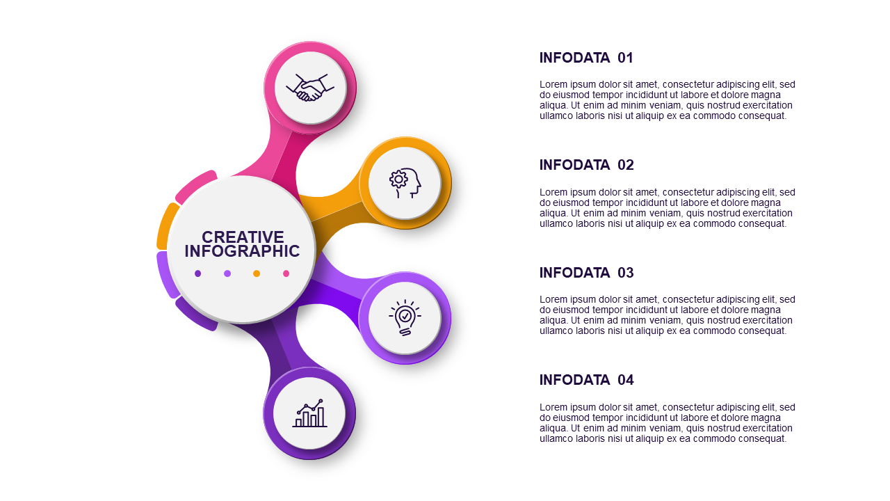 Circular Infographic Process Diagram