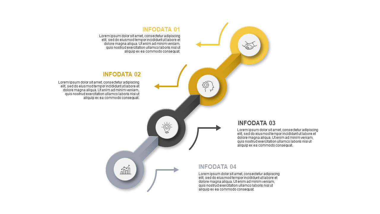Infographic Process Flow PowerPoint Template (Cha...