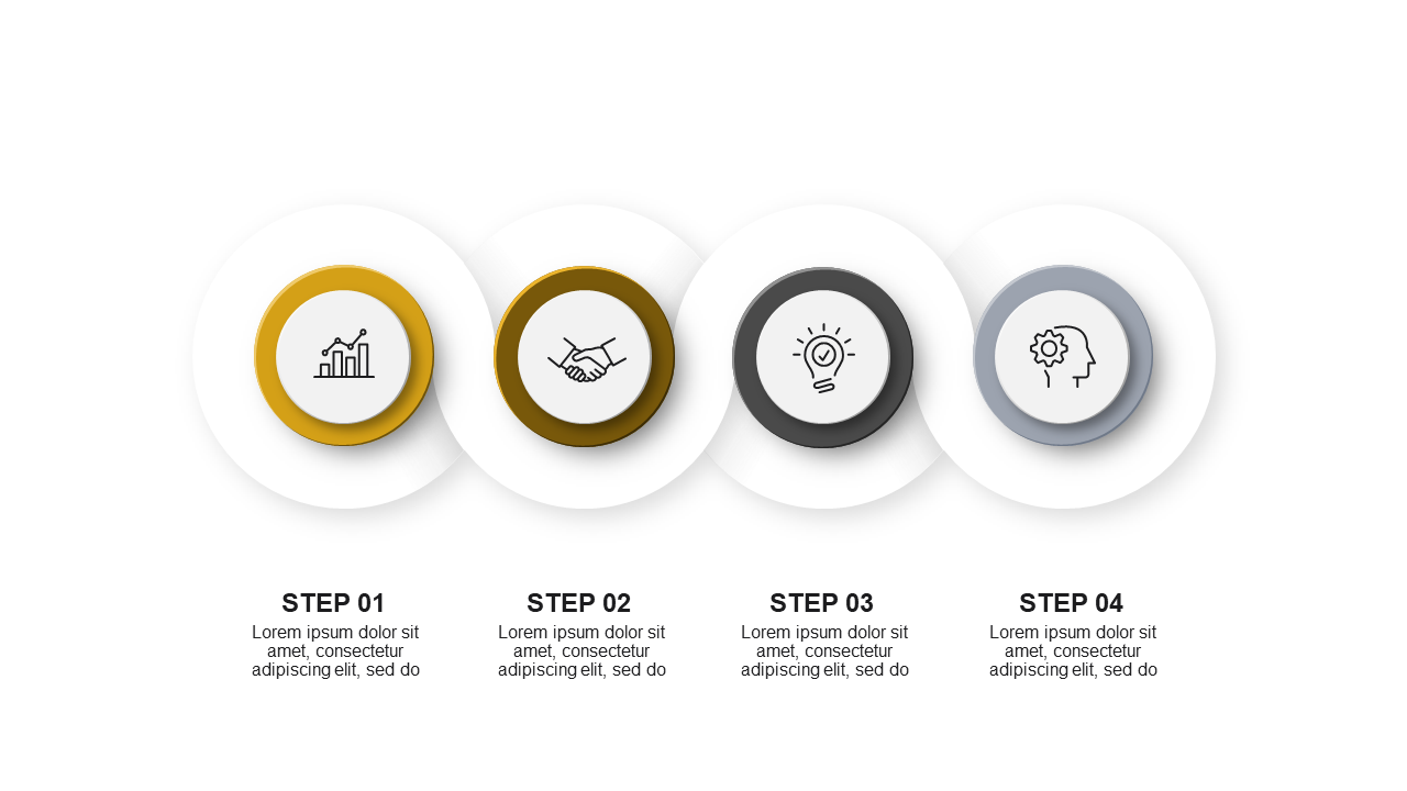 Sequential Step Process Infographic