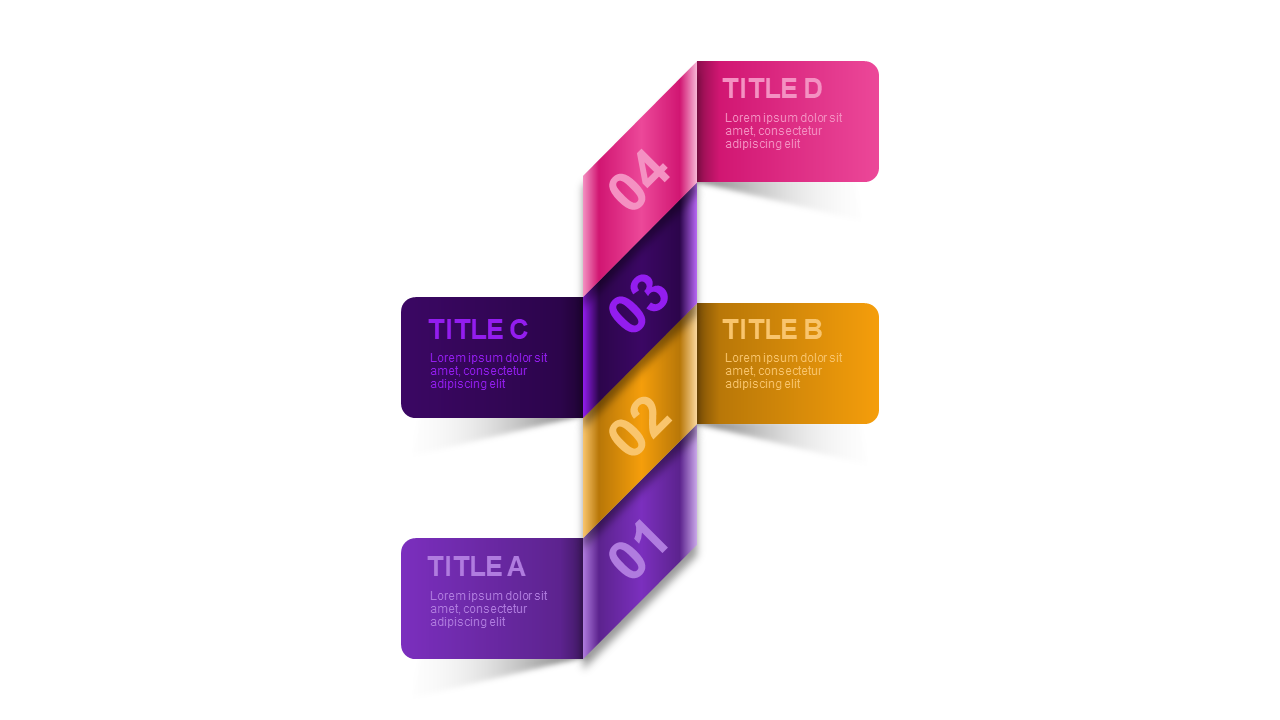 Creative Strategy Diagram PowerPoint Template (Ro...