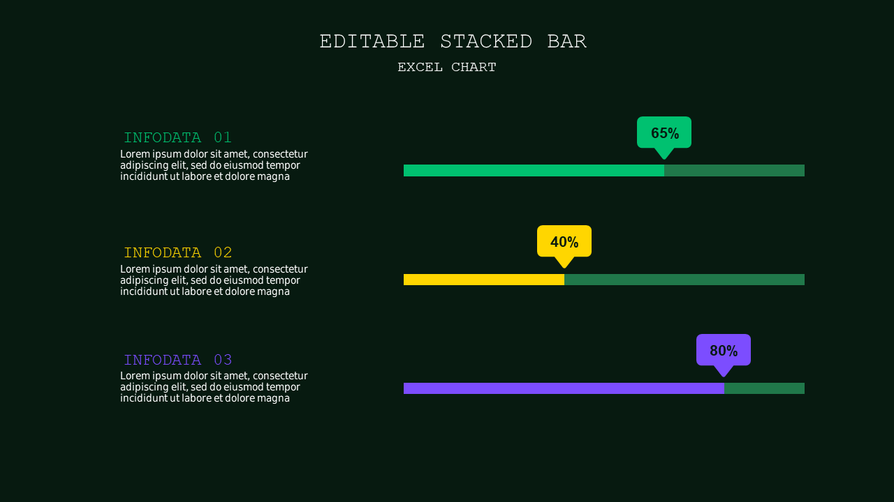 Editable Column Infographic Presentation