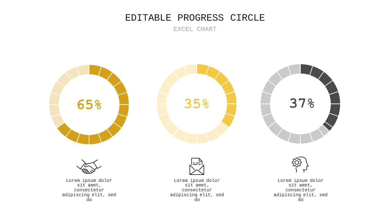 Editable Column Infographic Presentation
