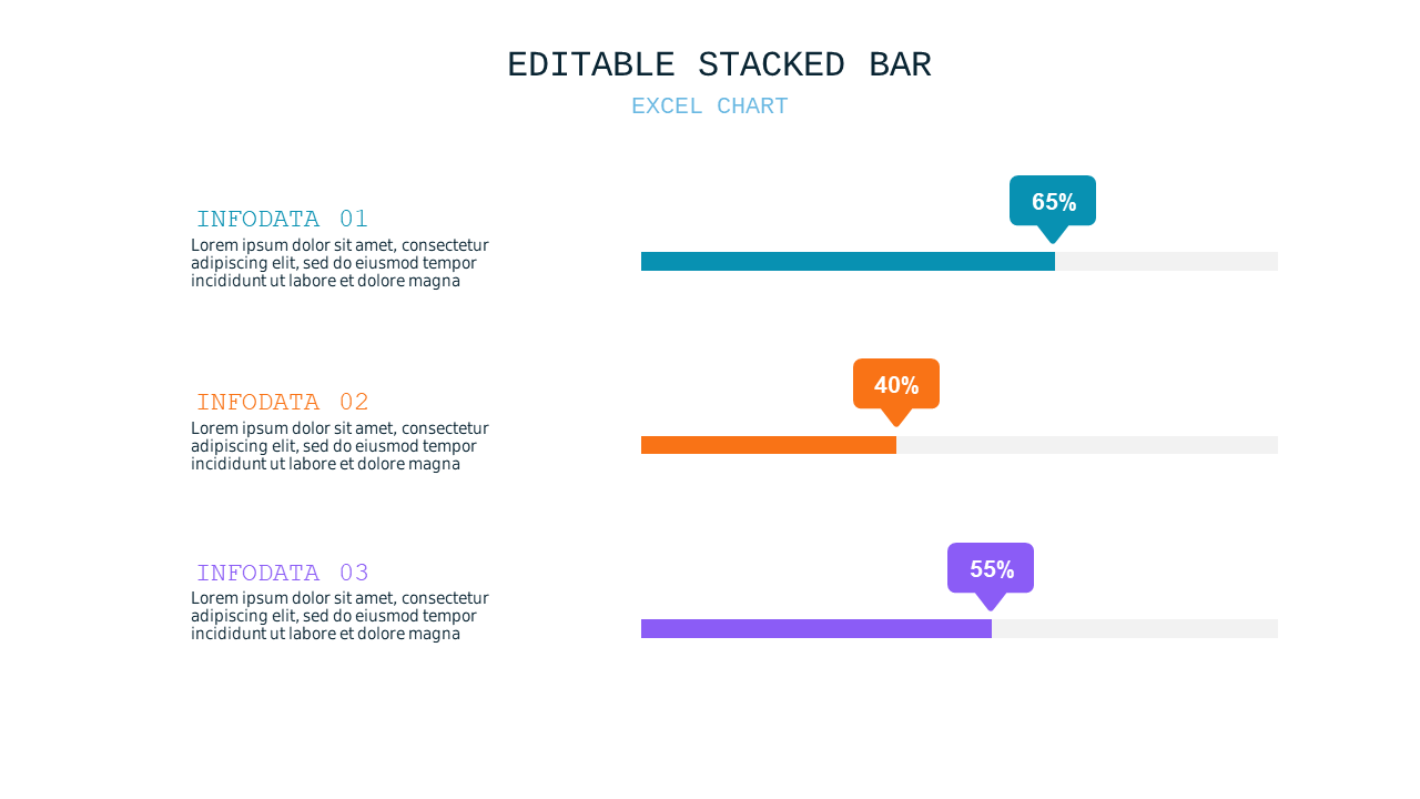 Editable Column Infographic Presentation