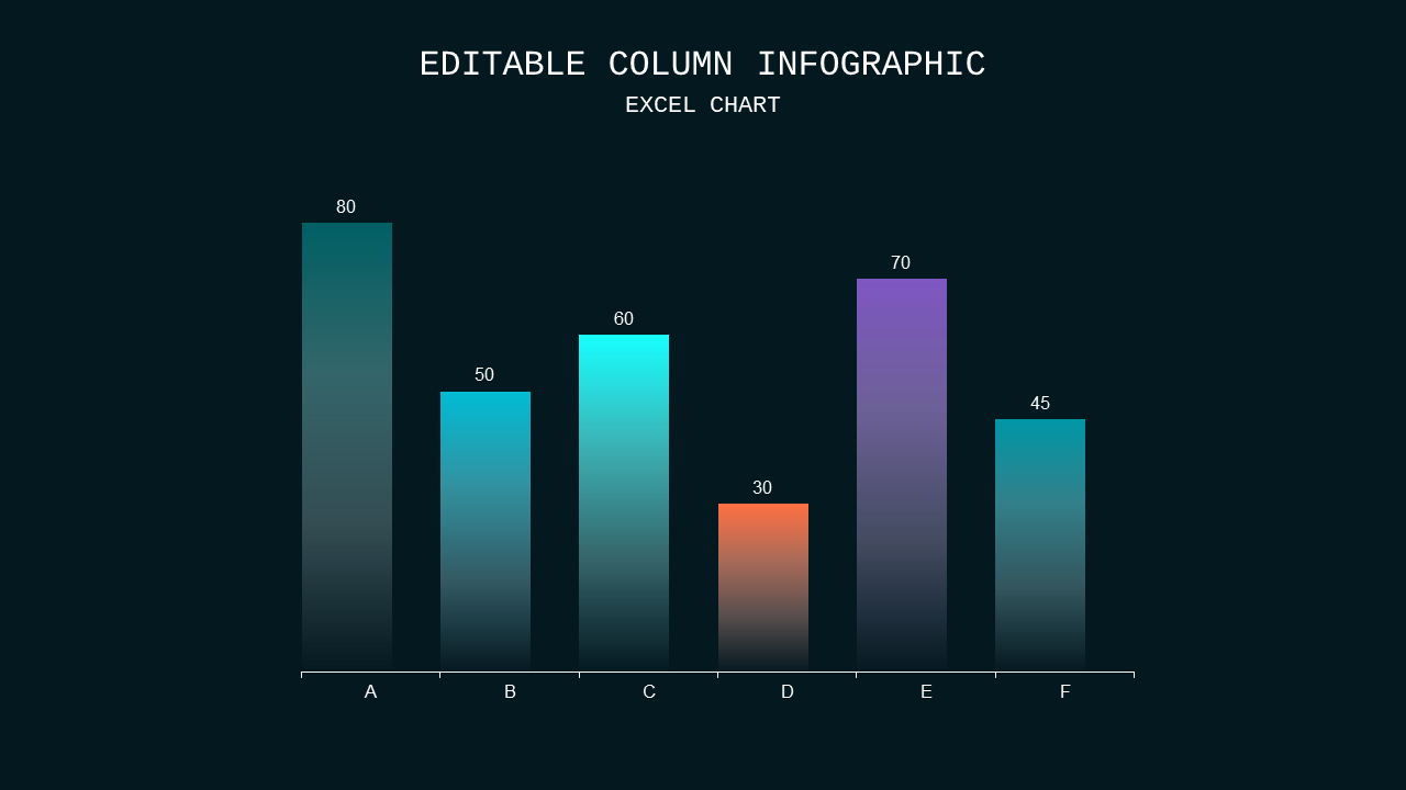 Editable Column Infographic Presentation