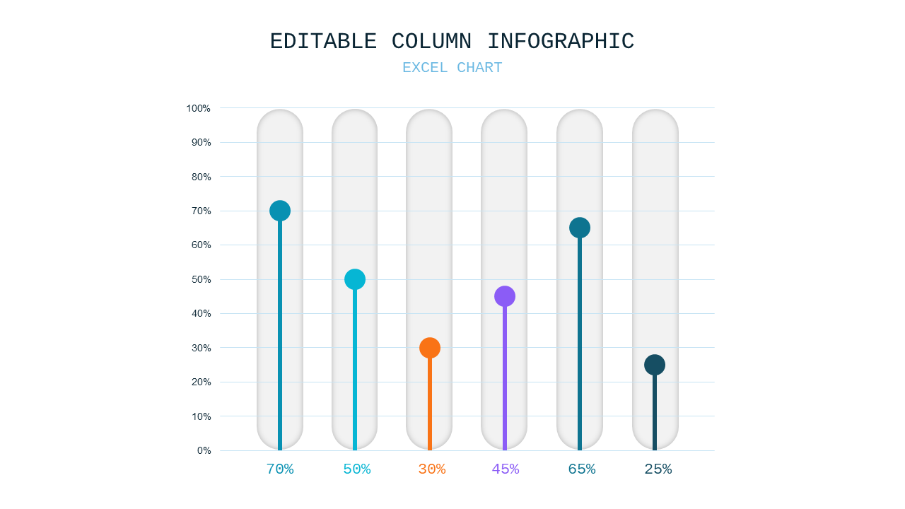 Editable Column Infographic Presentation
