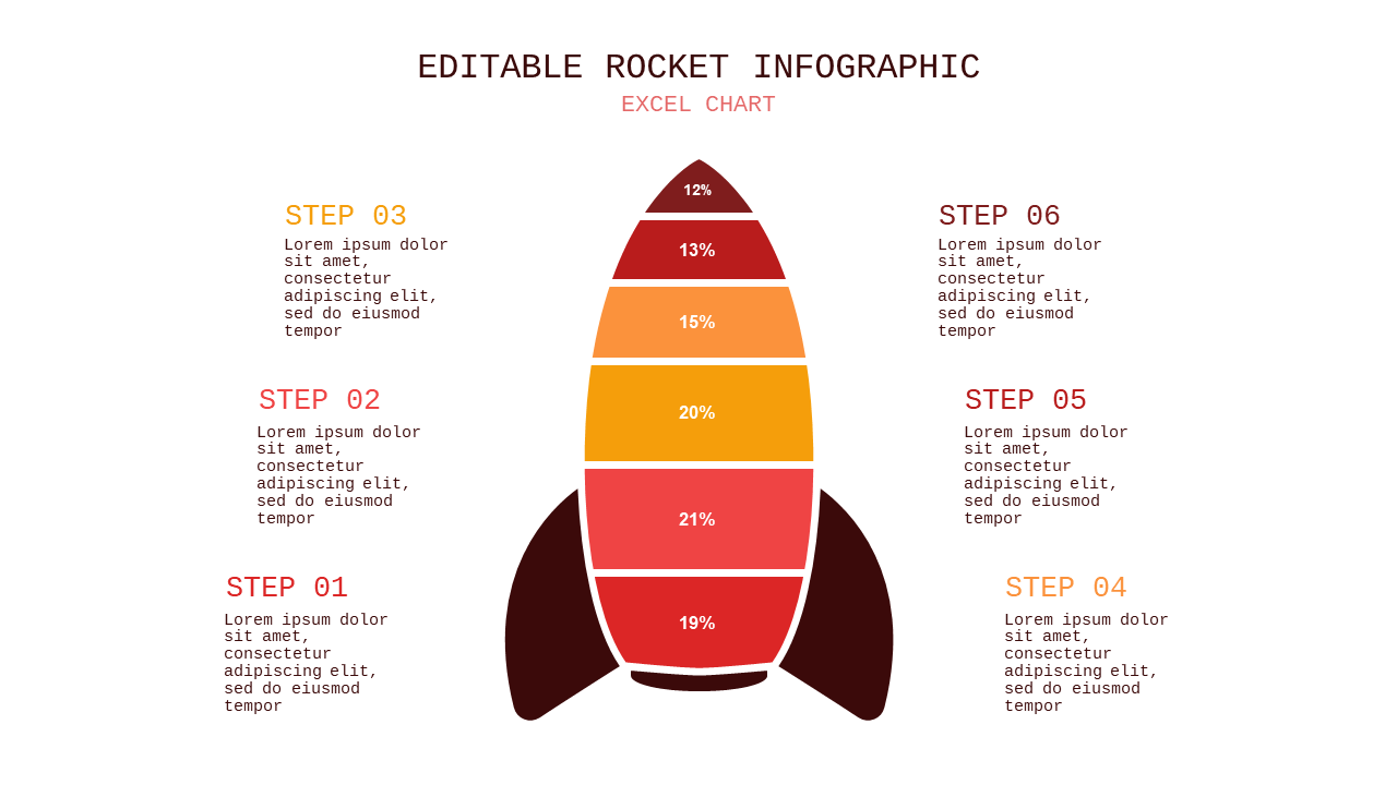 Infographic Flow Chart PowerPoint Template (Crims...