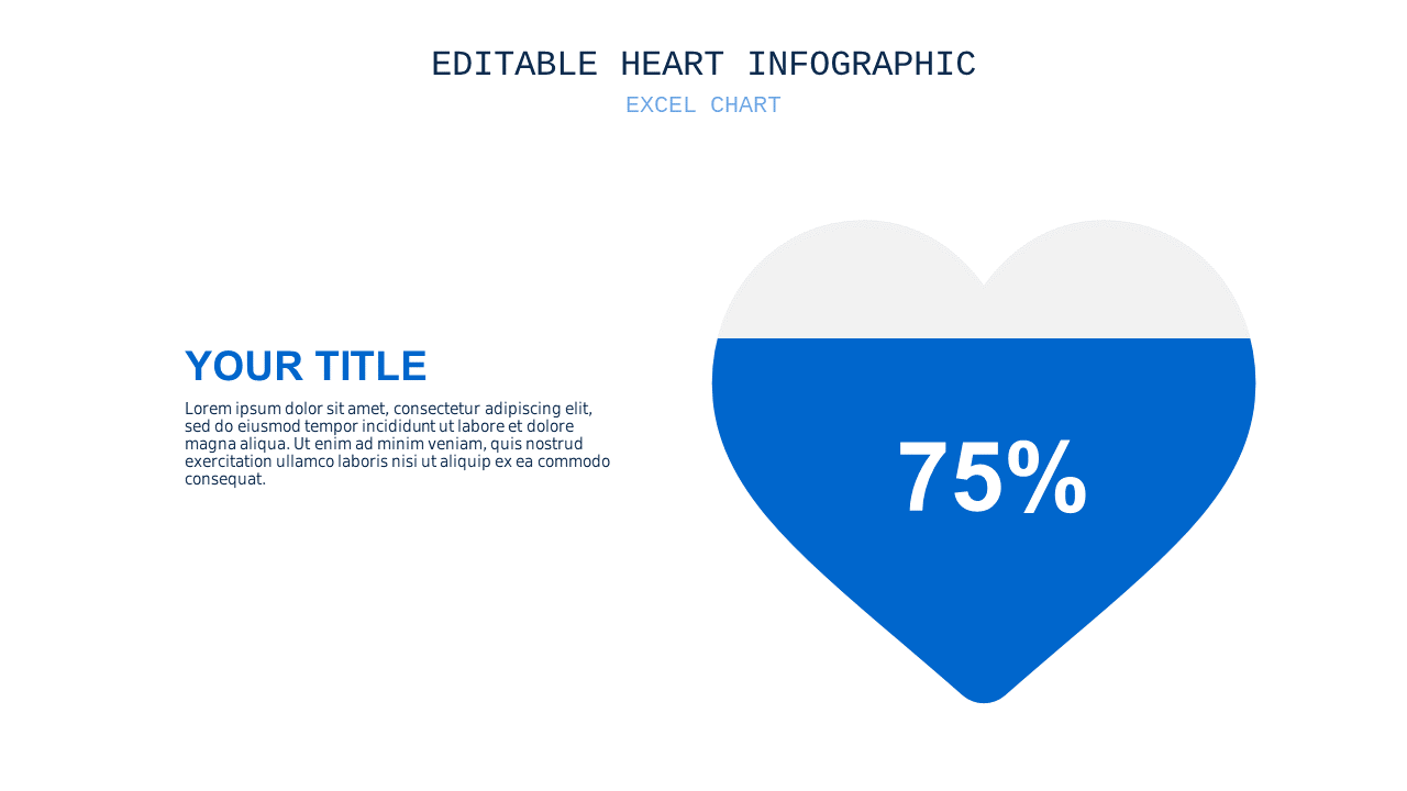 Infographic Flow Chart PowerPoint Template (Ocean Blue)