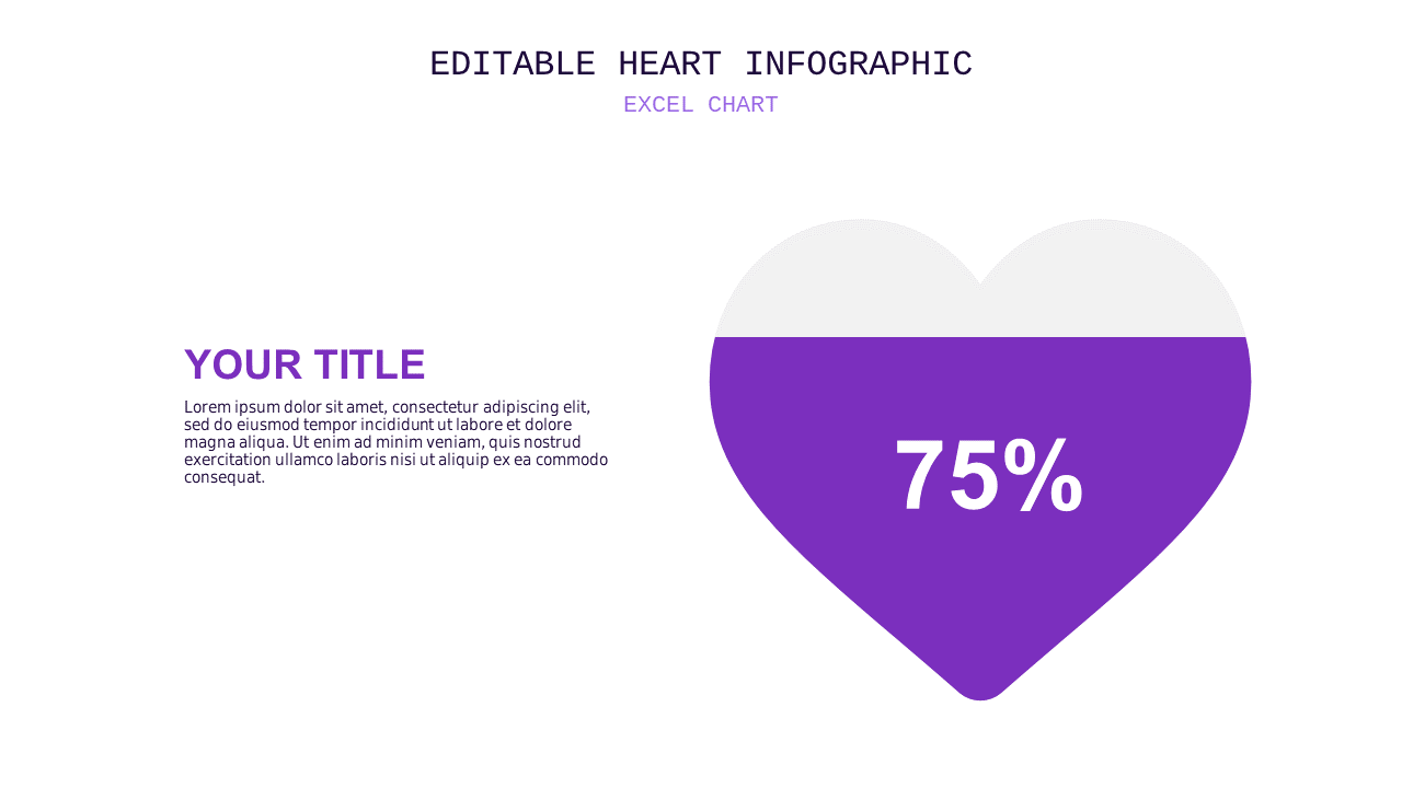 Infographic Flow Chart PowerPoint Template (Royal Purple)