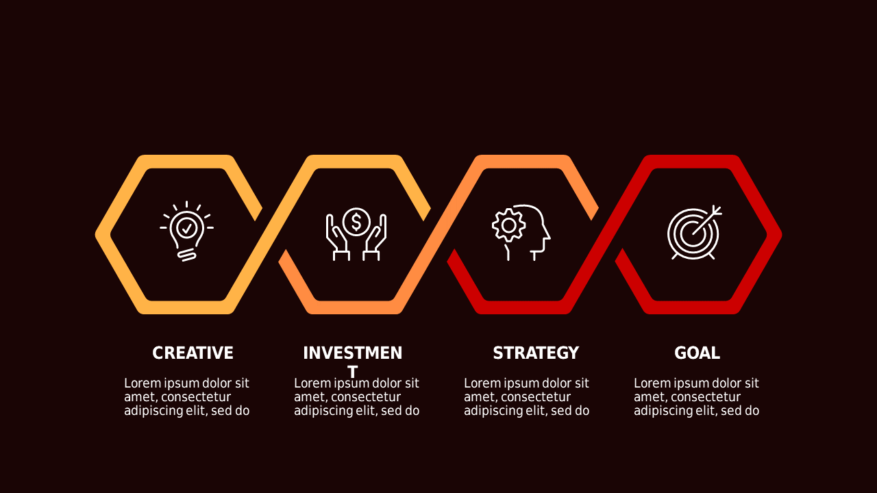 Hexagonal and Pyramid Business Framework