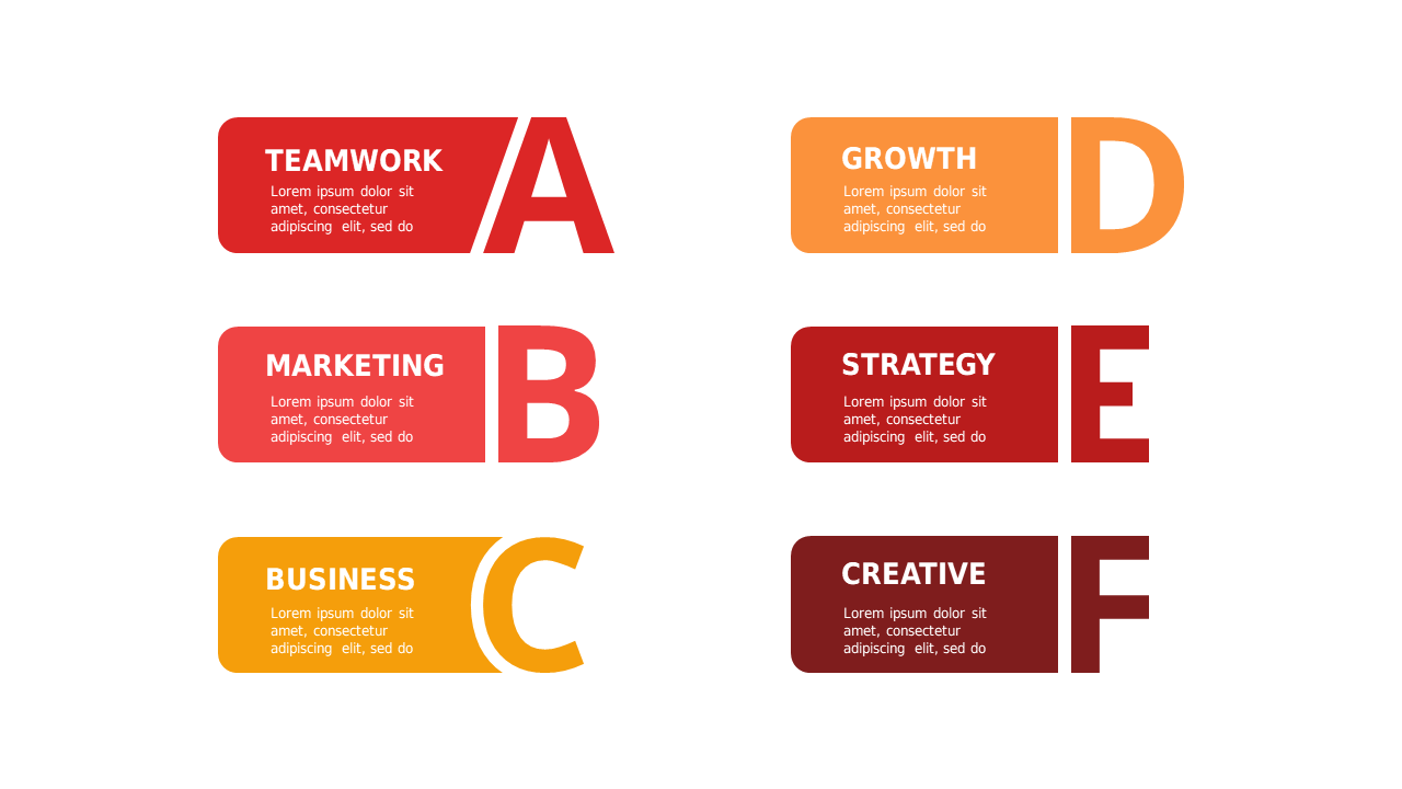 Hexagonal and Pyramid Business Framework