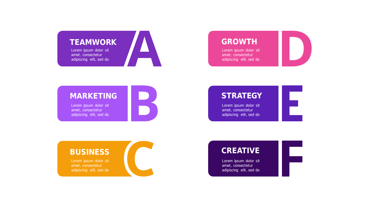 Hexagonal and Pyramid Business Framework