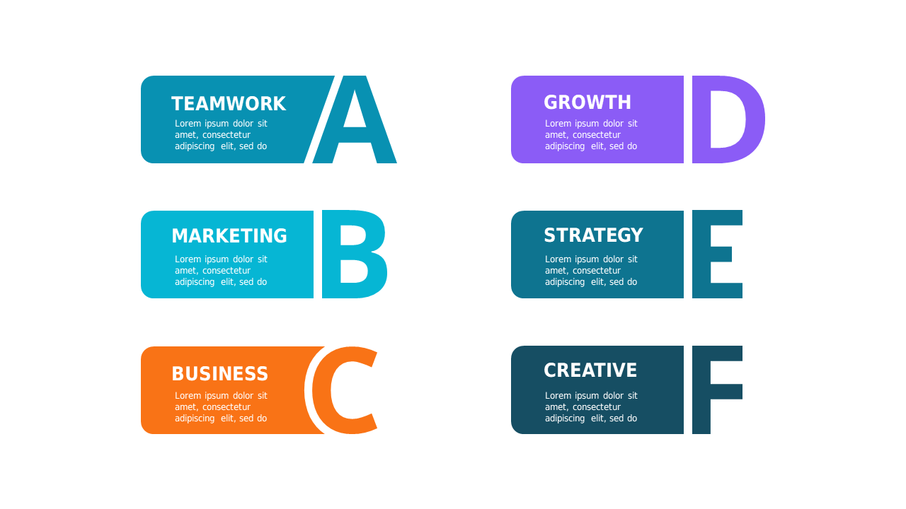 Hexagonal and Pyramid Business Framework