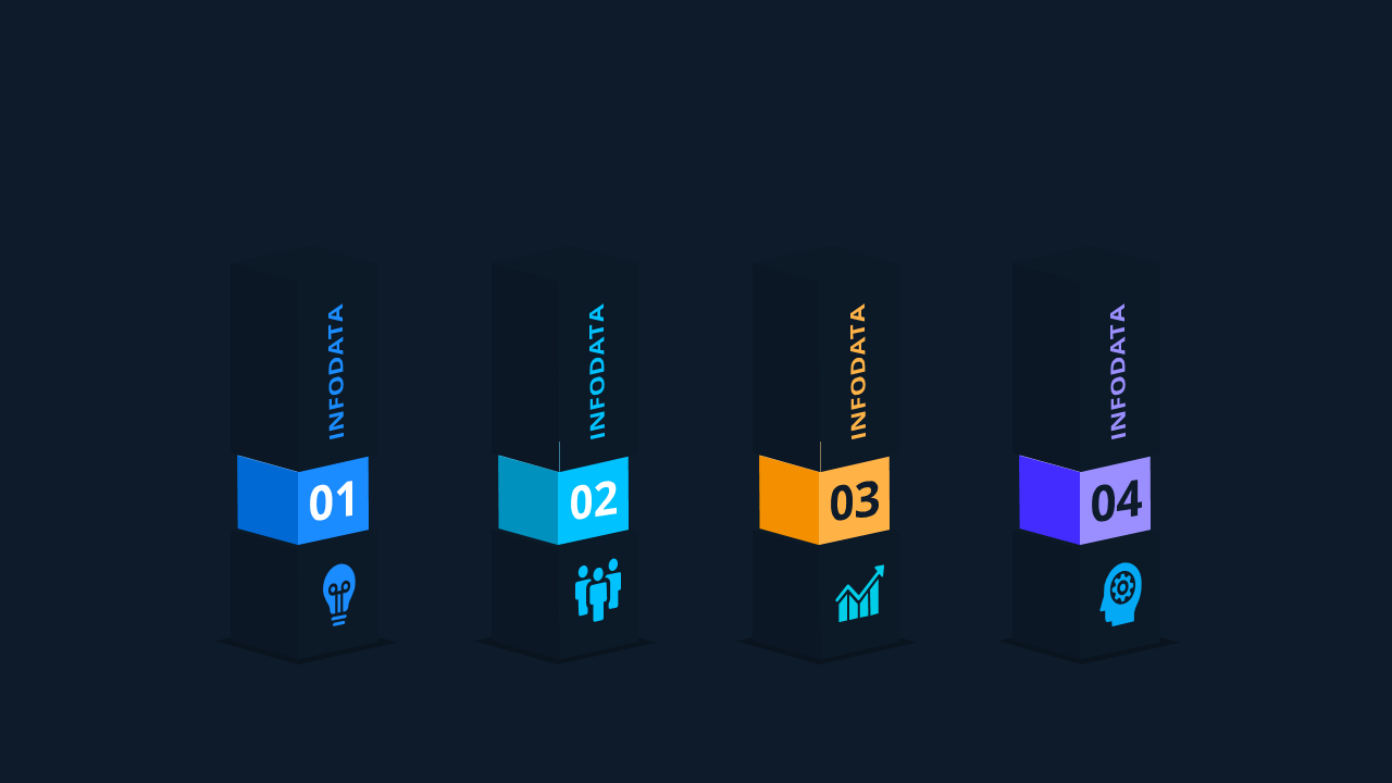 Icon-Based Concept Overview PowerPoint Template D...