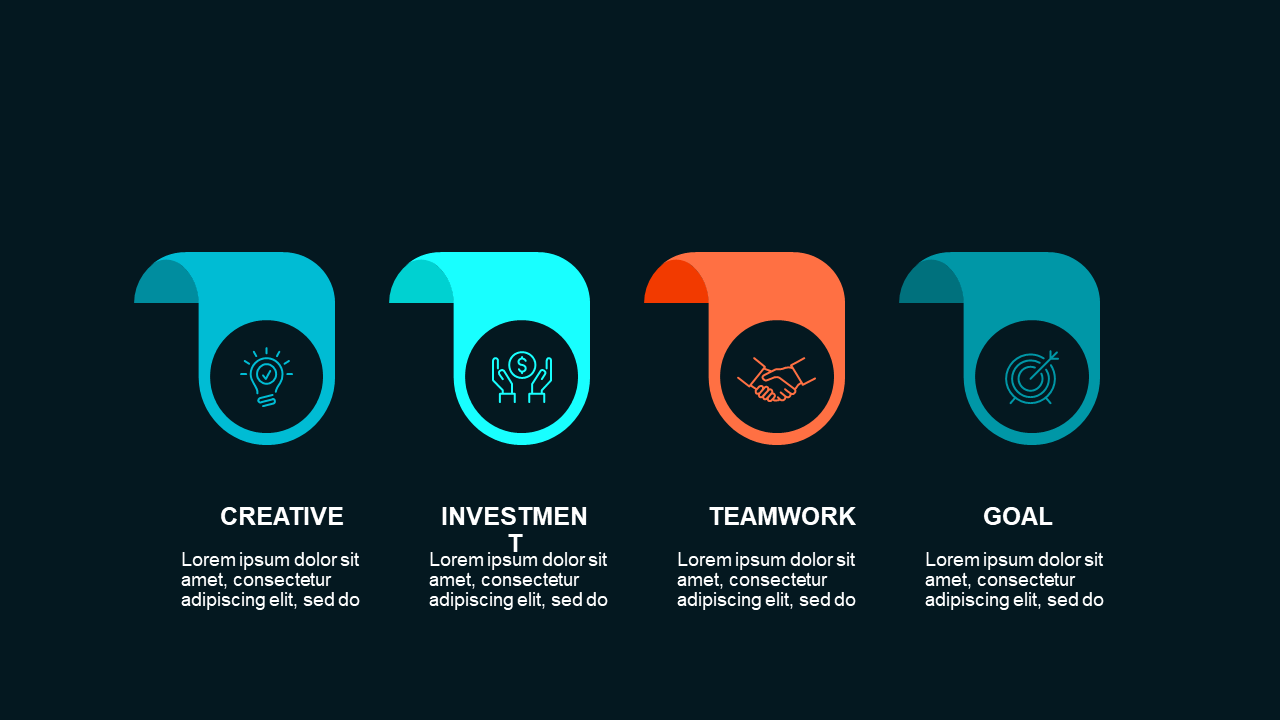 Icon-Based Concept Overview PowerPoint Template D...