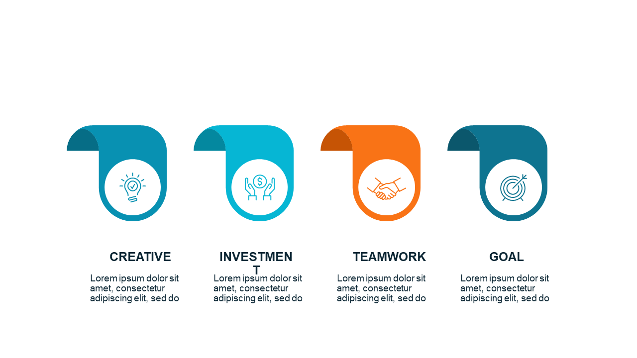Icon-Based Concept Overview PowerPoint Template (Teal Modern)