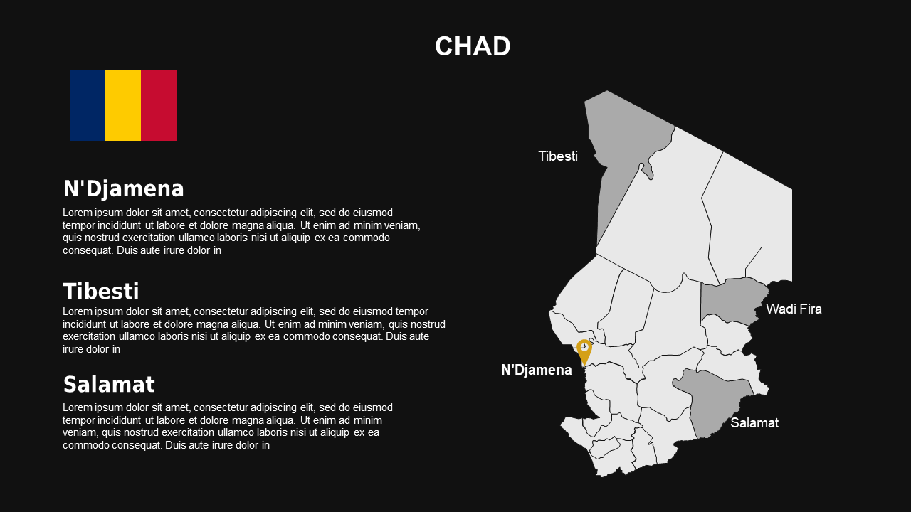 Mali Map and Regions Overview PowerPoint Template...