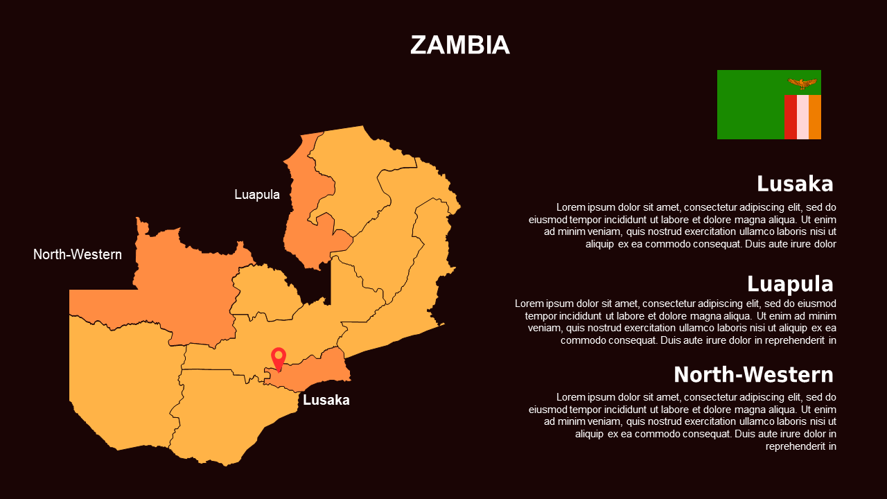 Mali Map and Regions Overview PowerPoint Template...