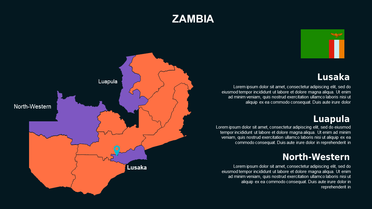 Mali Map and Regions Overview PowerPoint Template...
