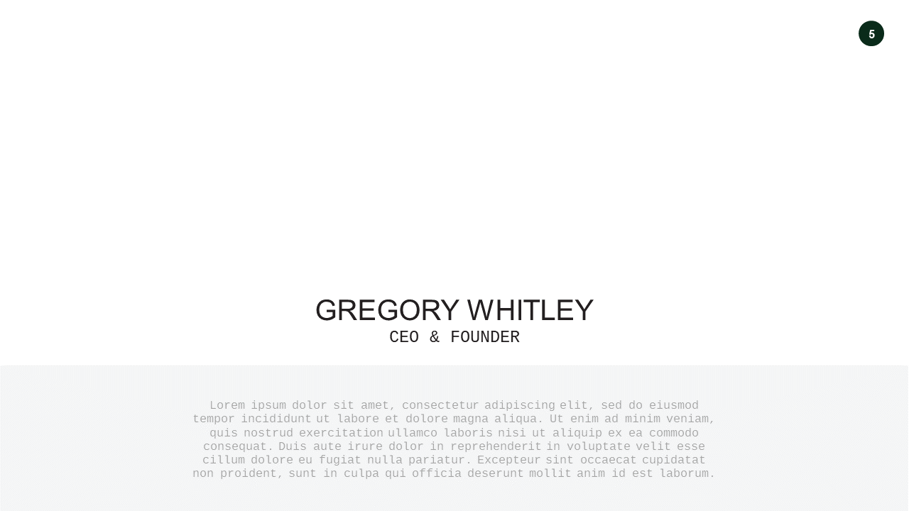 Modern Minimalist Business Profile Design – Corpo...