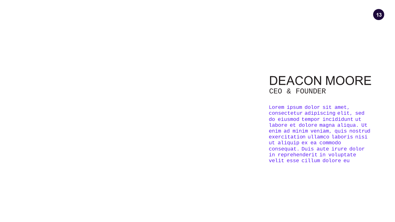 Welcome Message PowerPoint Template (Royal Purple)