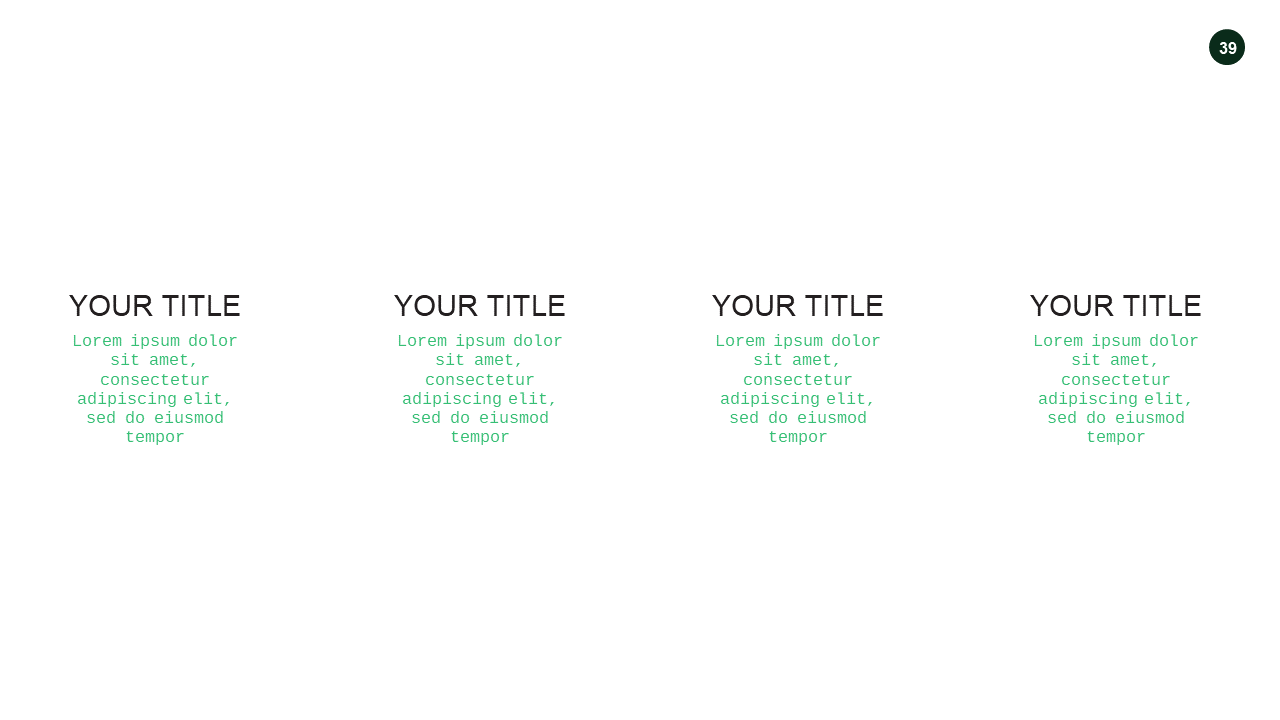 Break Section PowerPoint Template Dark (Corporate...