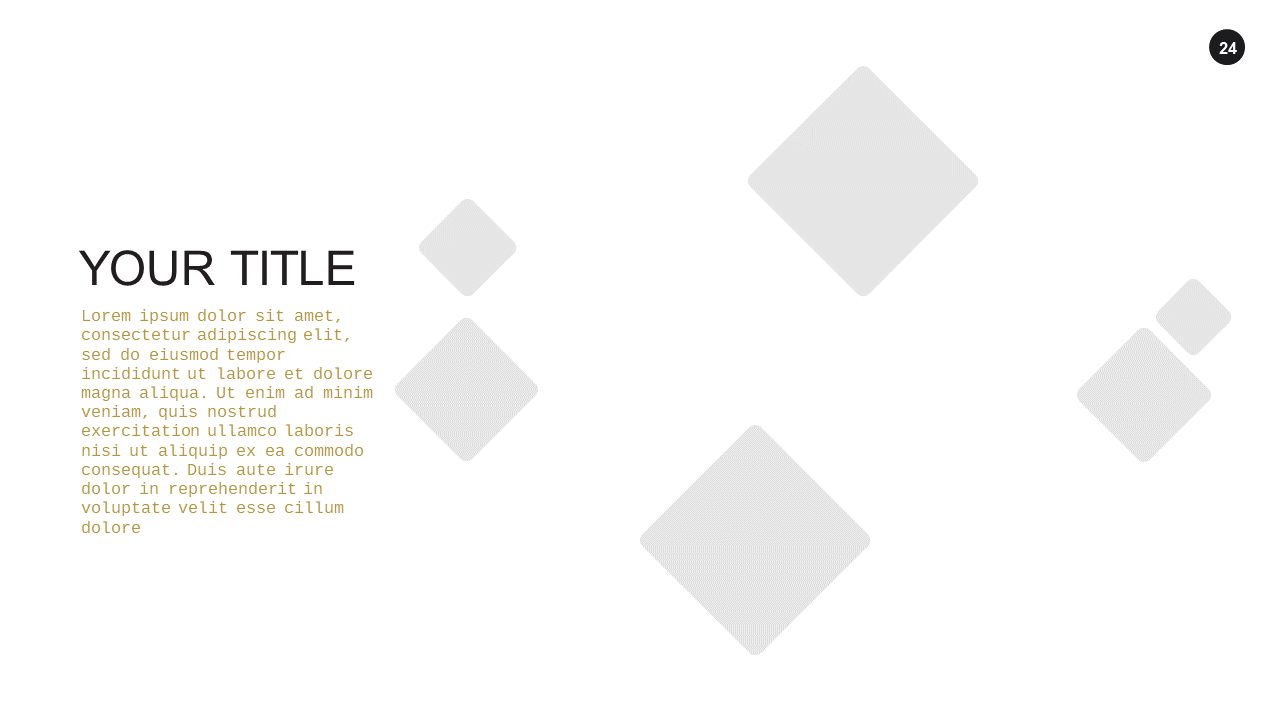 Minimalist Title and Text PowerPoint Template Dar...